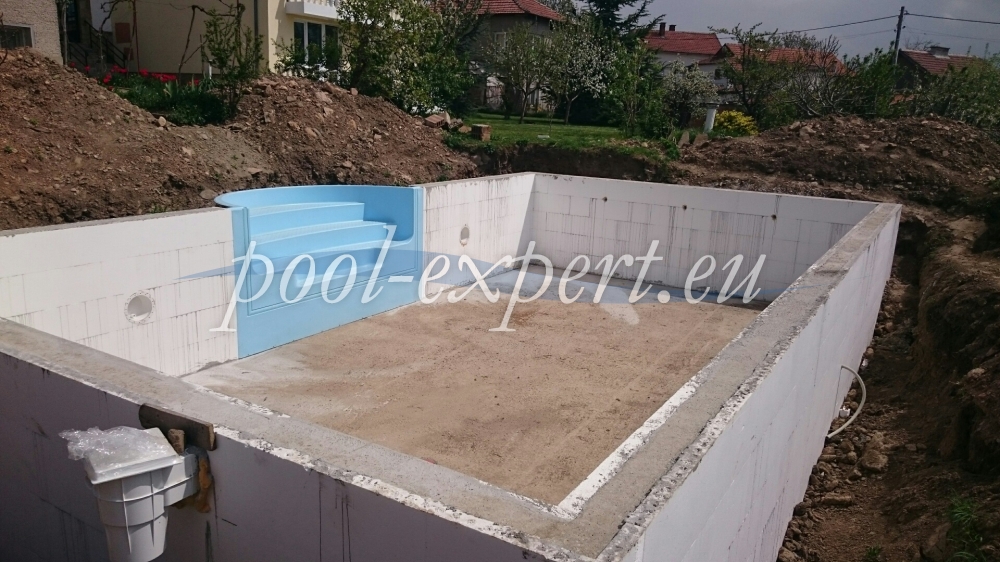 Бетонови басейни Styropool - отлична топлоизолация и бърз монтаж